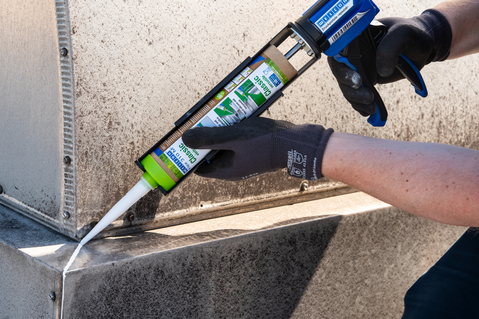 Flex 310 M® Classic MS-Polymer | elastic adhesive based on MS-Polymer in Presspack packaging for fatigue-free working