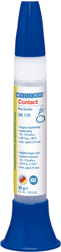 WEICON Contact VA 110 Cyanoacrylate Adhesive | instant adhesive for the food and drinking water sector