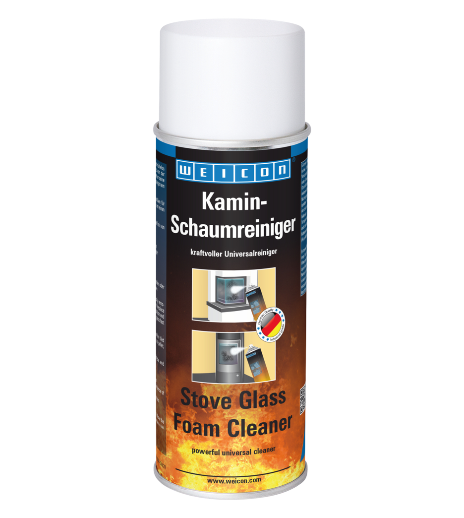 Stove Glass Foam Cleaner | removes soot, dust and ash Stove Glass Foam Cleaner | removes soot, dust and ash