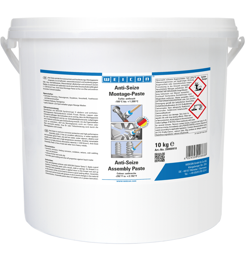 Anti-Seize Assembly Paste | lubricant and release agent paste