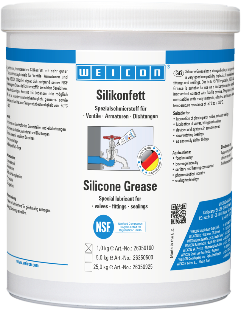 Silicone Grease | food-grade lubricating grease