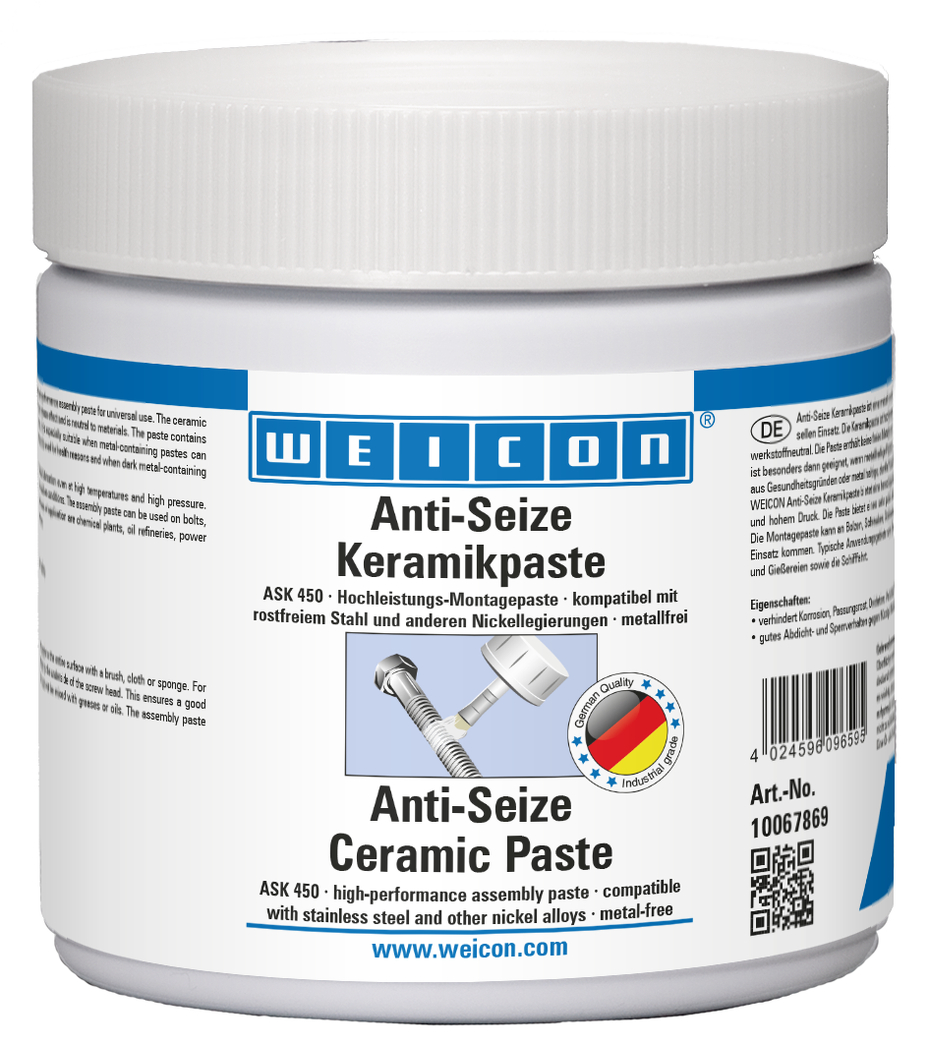 Anti-Seize Ceramic Paste | metal-free lubricant and release agent paste