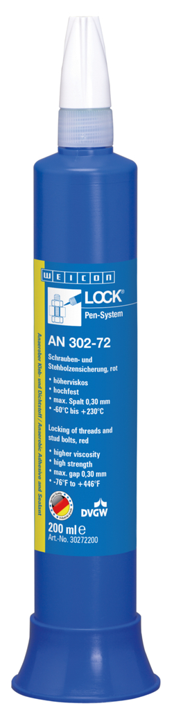 WEICONLOCK® AN 302-72 Locking of Threads and Stud Bolts | high strength, higher viscosity, with drinking water approval