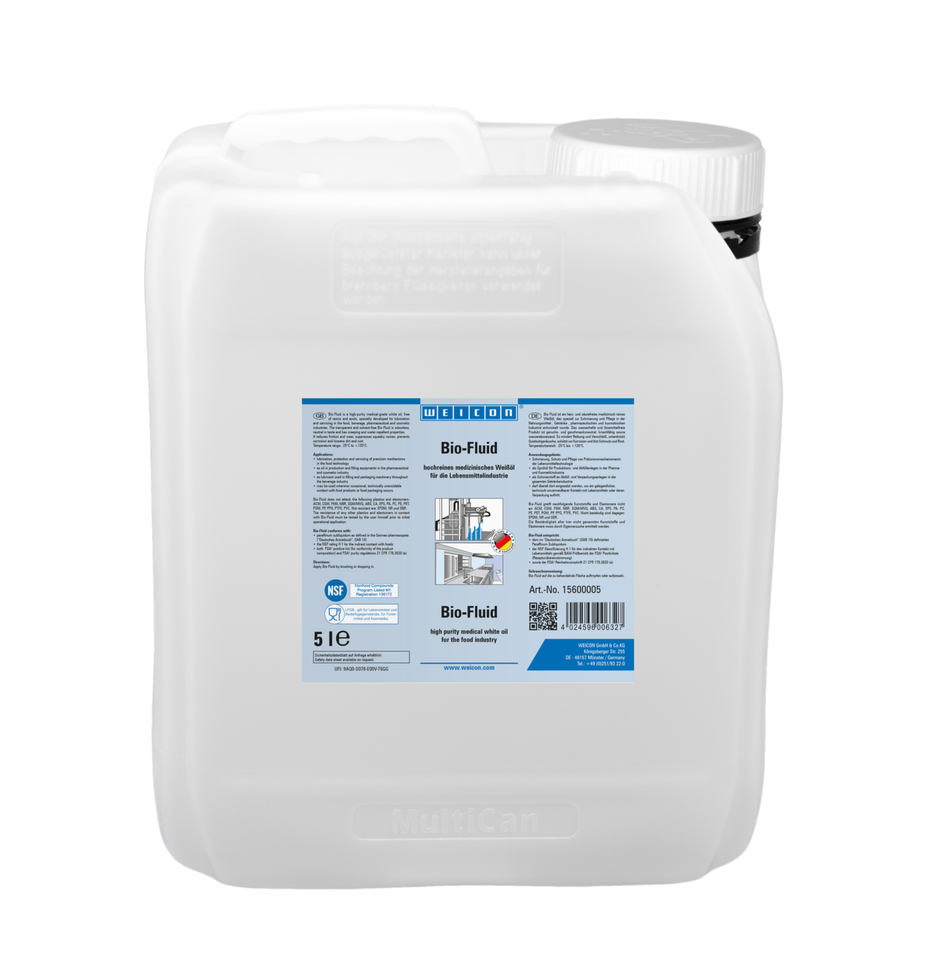 Bio-Fluid | lubricating and care oil for the food sector NSF H1