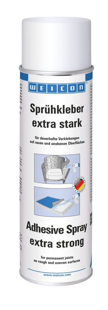 Adhesive Spray extra strong | sprayable contact adhesive for strong and permanent bonding of felt, artificial leather and insulating materials