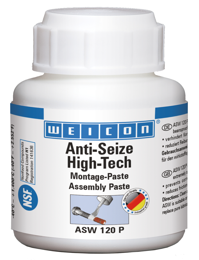 Anti-Seize High-Tech Assembly Paste | metal-free lubricant and release agent paste Anti-Seize High-Tech Assembly Paste | metal-free lubricant and release agent paste