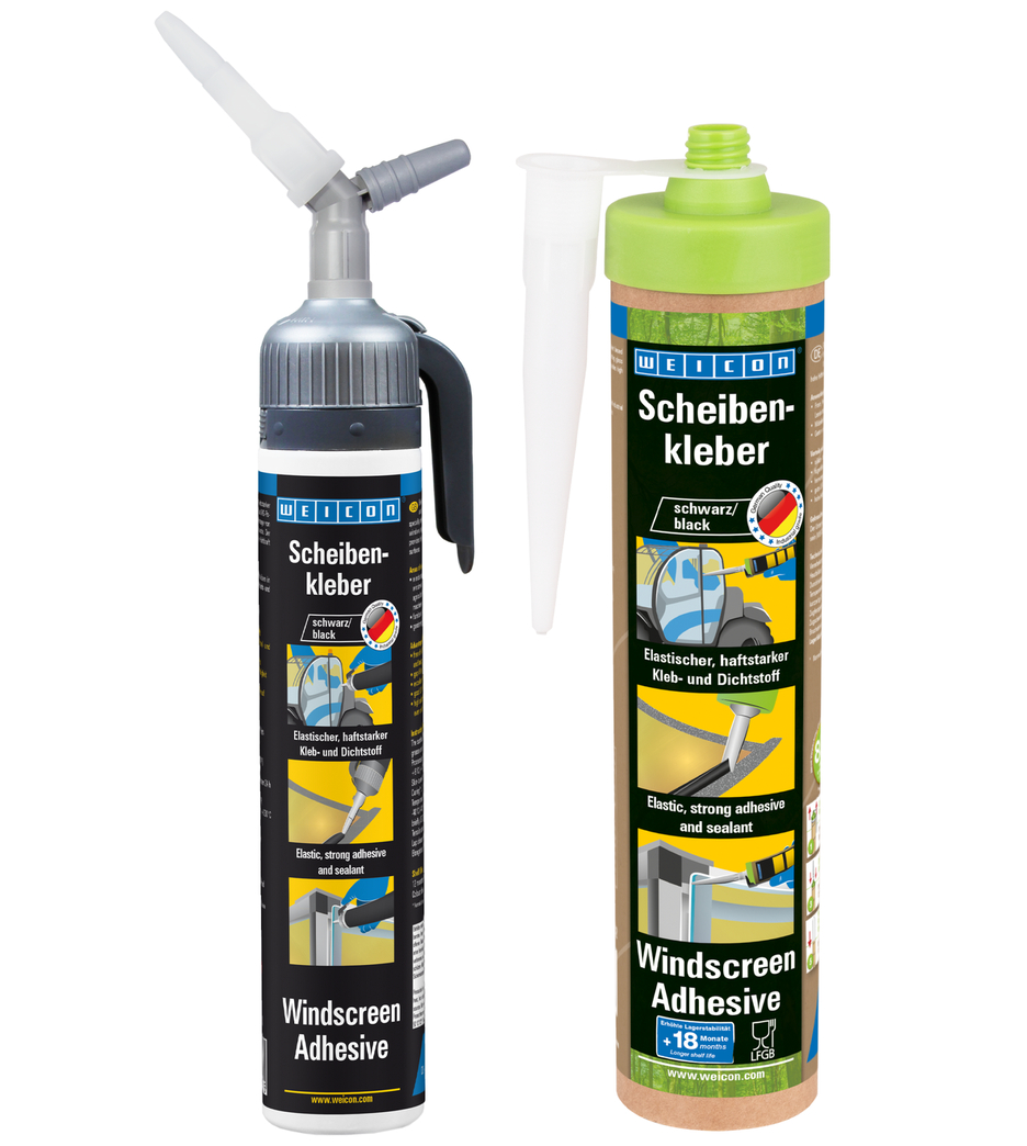 Windscreen Adhesive | for mounting glass and window panes, in Presspack packaging for fatigue-free working