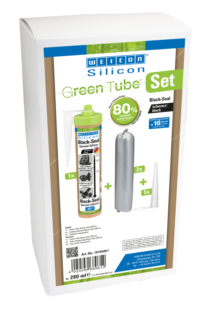 Black-Seal Special Silicone | permanently elastic sealant for oil- or grease-resistant areas