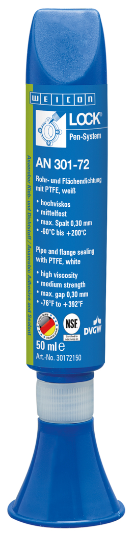 WEICONLOCK® AN 301-72 Pipe and Flange Sealing | with PTFE, medium strength, high-temperature-resistant WEICONLOCK® AN 301-72 Pipe and Flange Sealing | with PTFE, medium strength, high-temperature-resistant