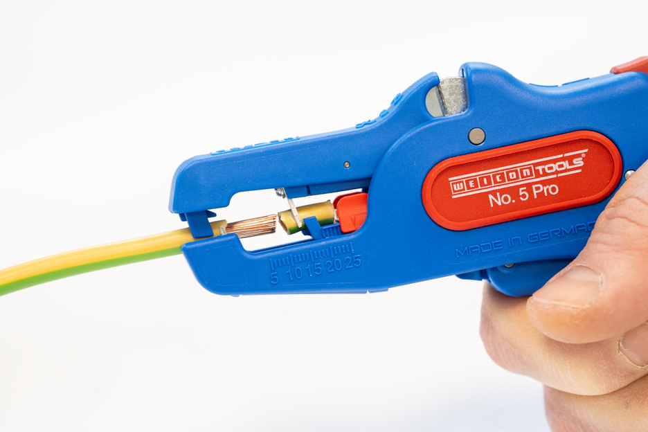 Wire Stripper No. 5 Pro | For all standard flexible and solid conductors | Working range 0.2–16.0 mm²