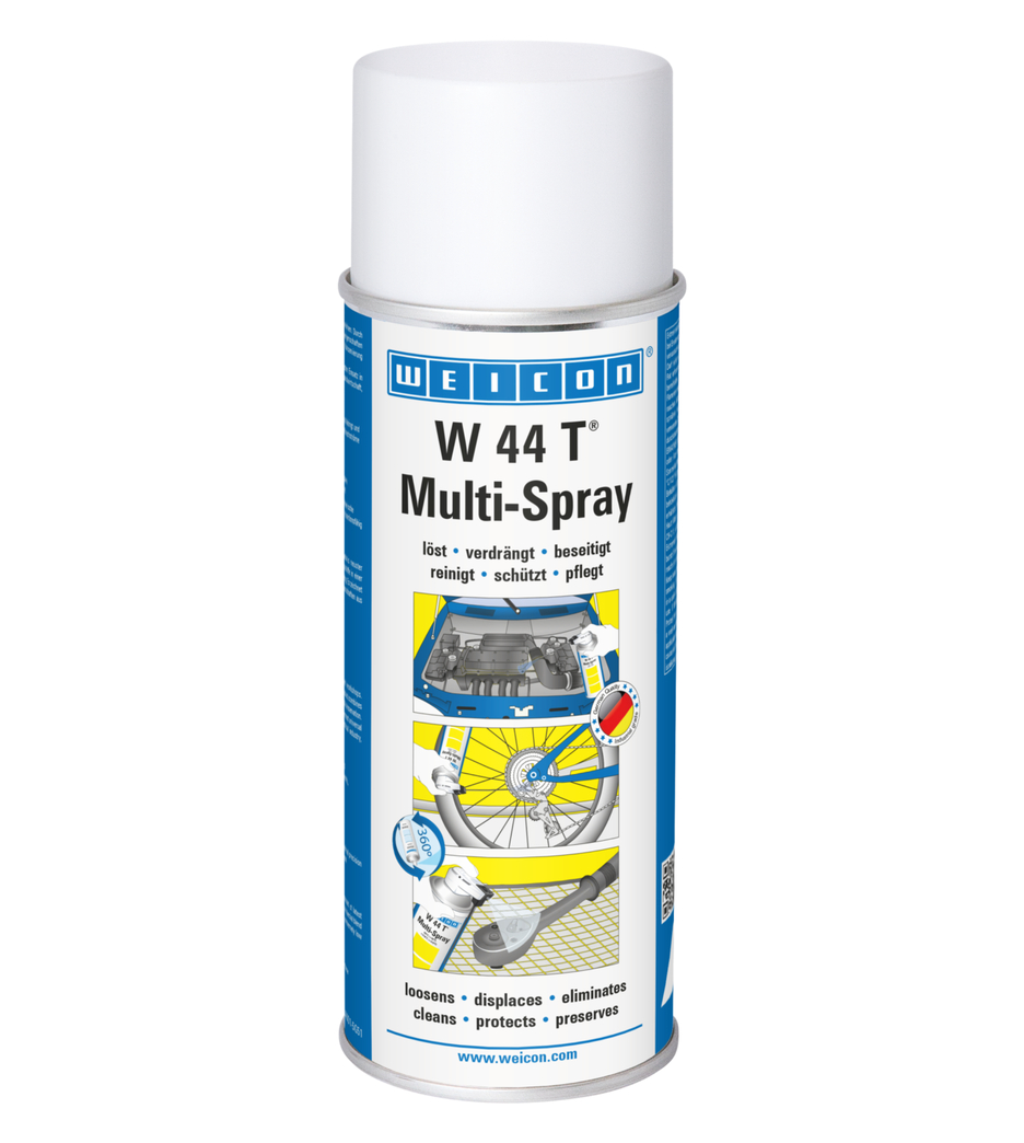 W 44 T®  Multi-Spray | lubricating and multifunctional oil with 5-fold function W 44 T®  Multi-Spray | lubricating and multifunctional oil with 5-fold function