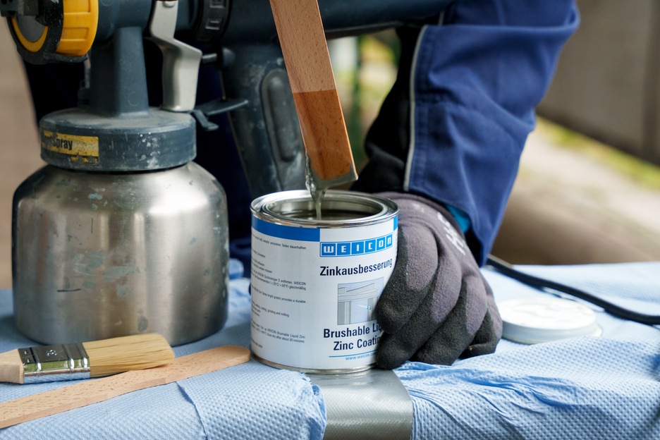 Brushable Liquid Zinc Coating | corrosion protection for galvanized surfaces