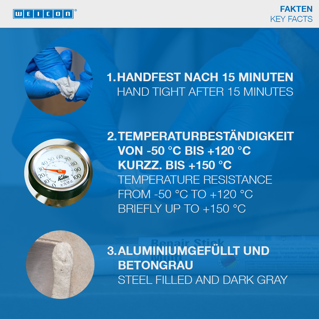 Repair Stick Aluminium | repair putty, rustproof
