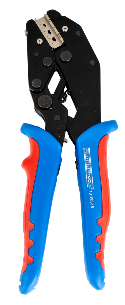 Crimp tool ERGO
 | for crimping MC4 connectors/insulated wire end ferrules/insulated cable lugs
