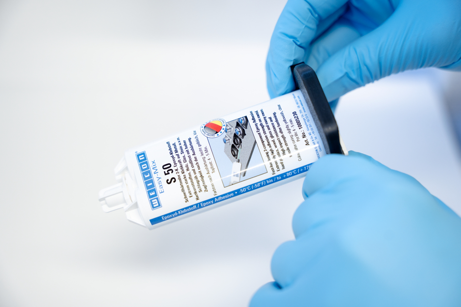 WEICON Manual Dispenser | WEICON Manual Dispenser for 45 ml and 50 ml cartridges – mixing ratio 10:1