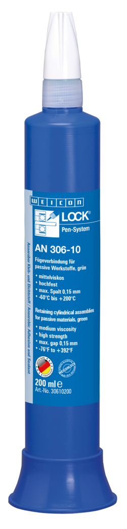 WEICONLOCK® AN 306-10 Retaining Cylindrical
Assemblies | for passive materials, high strength, with drinking water approval