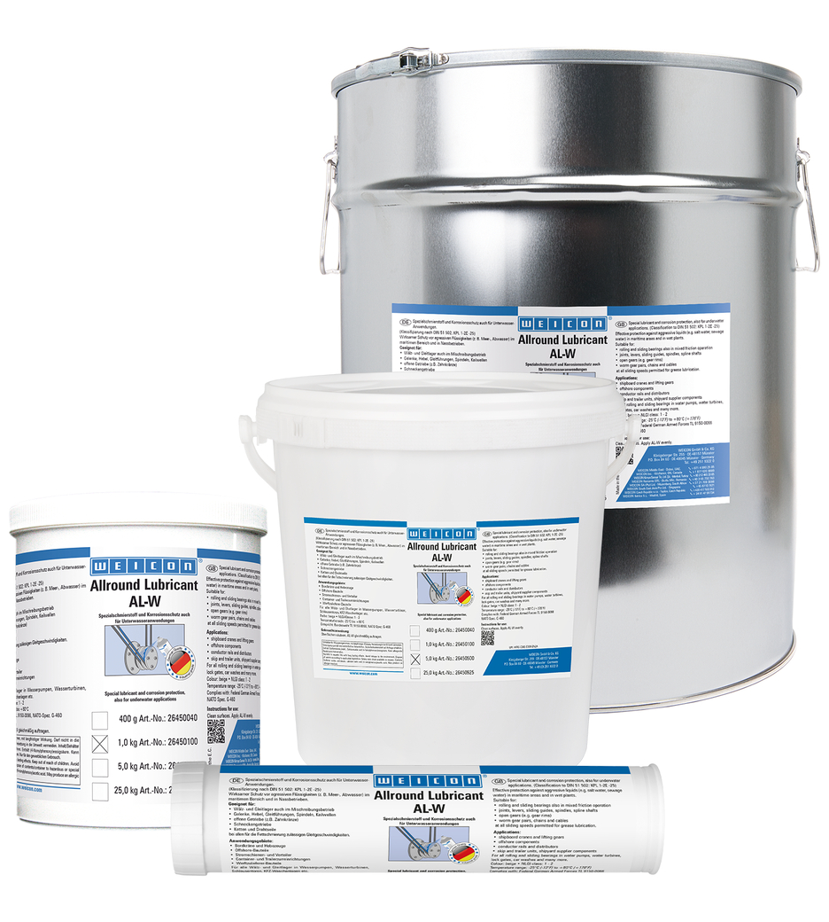 AL-W High-Performance Grease | special lubricant also for underwater applications