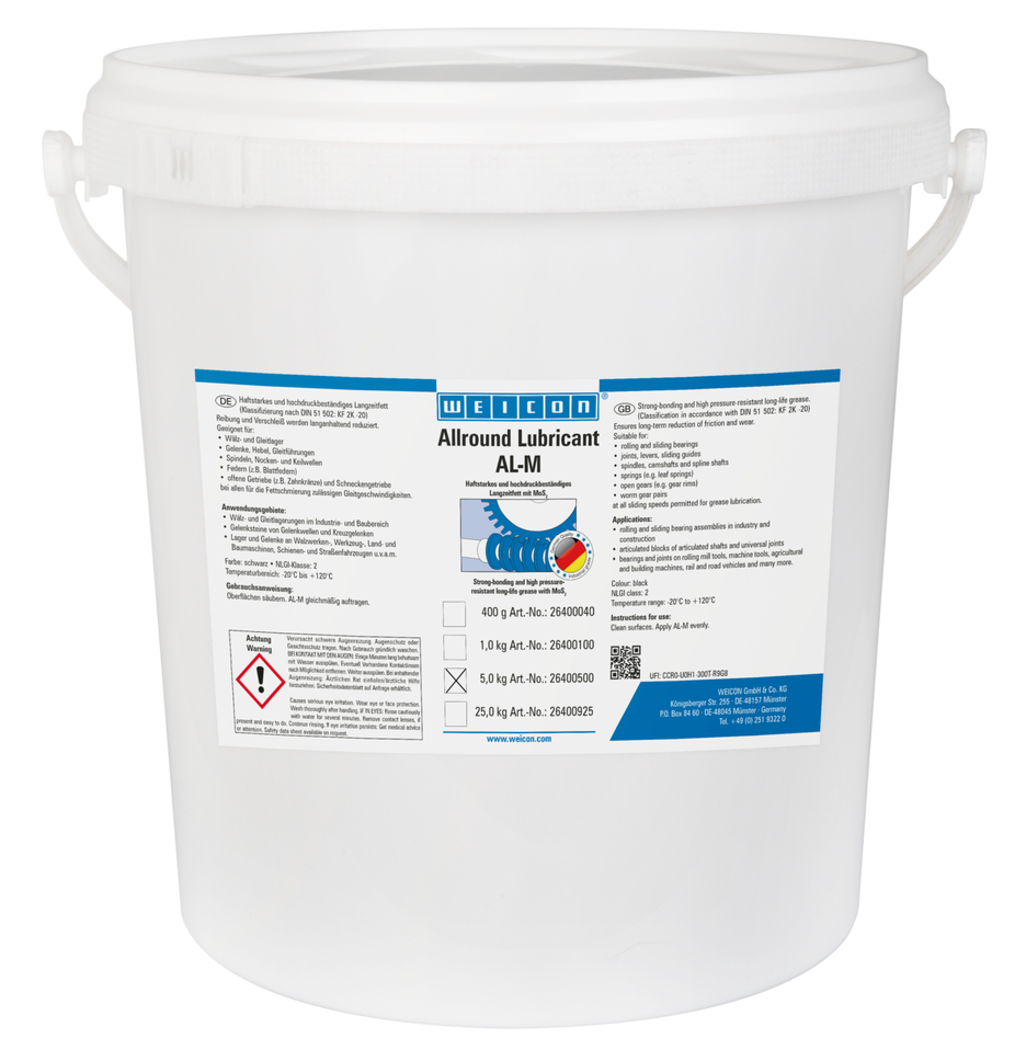 AL-M High-Performance Grease | long-term grease with MoS2 AL-M High-Performance Grease | long-term grease with MoS2