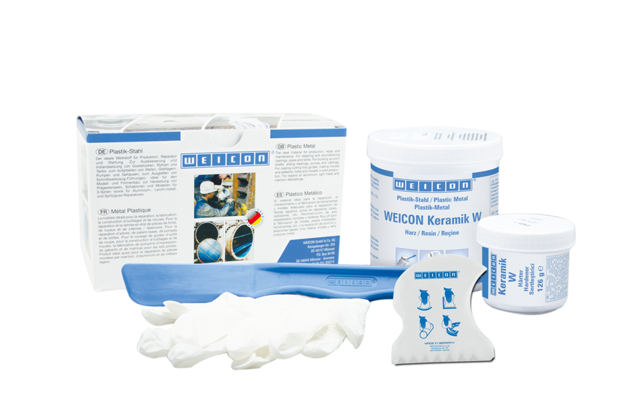 WEICON Ceramic W | mineral-filled epoxy resin system for wear protection coating