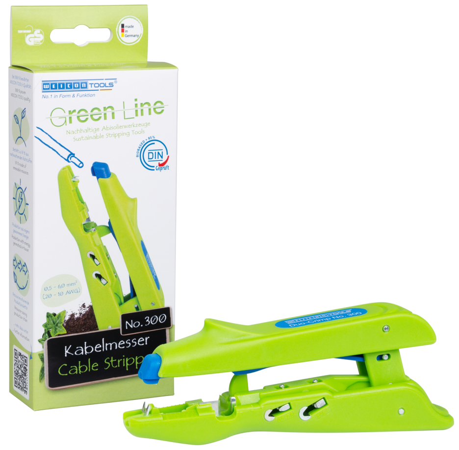 Duo-Crimp No. 300 Green Line | for stripping and crimping, working range 0,5 mm² - 6,0 mm²