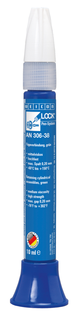 WEICONLOCK® AN 306-38 Retaining Cylindrical
Assemblies | high strength, with drinking water approval WEICONLOCK® AN 306-38 Retaining Cylindrical
Assemblies | high strength, with drinking water approval