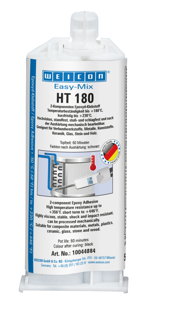 WEICON Easy-Mix HT 180 Epoxy Adhesive | epoxy adhesive high-temperature-resistant up to 180°C