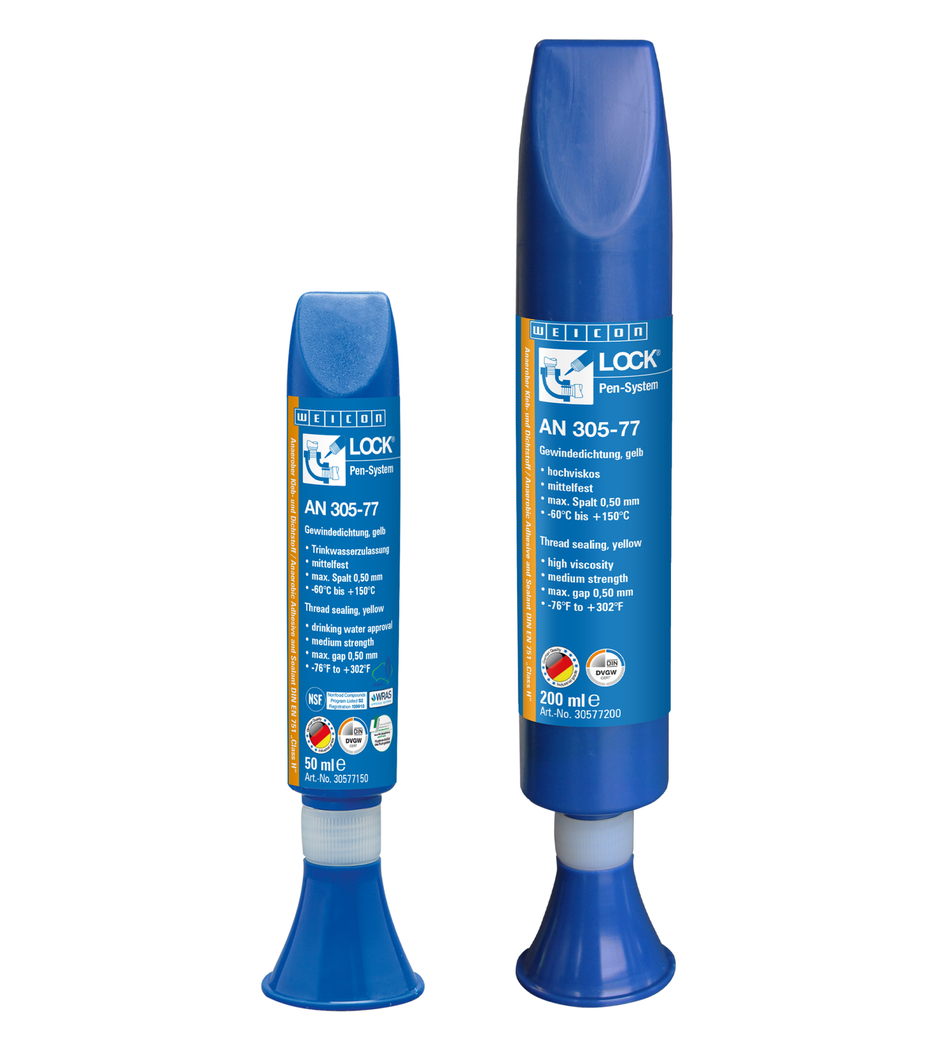 WEICONLOCK® AN 305-77 Thread Sealing | medium strength, with drinking water approval
