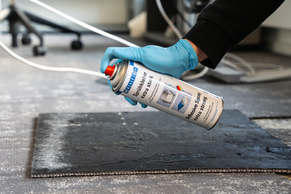 Adhesive Spray extra strong | sprayable contact adhesive for strong and permanent bonding of felt, artificial leather and insulating materials