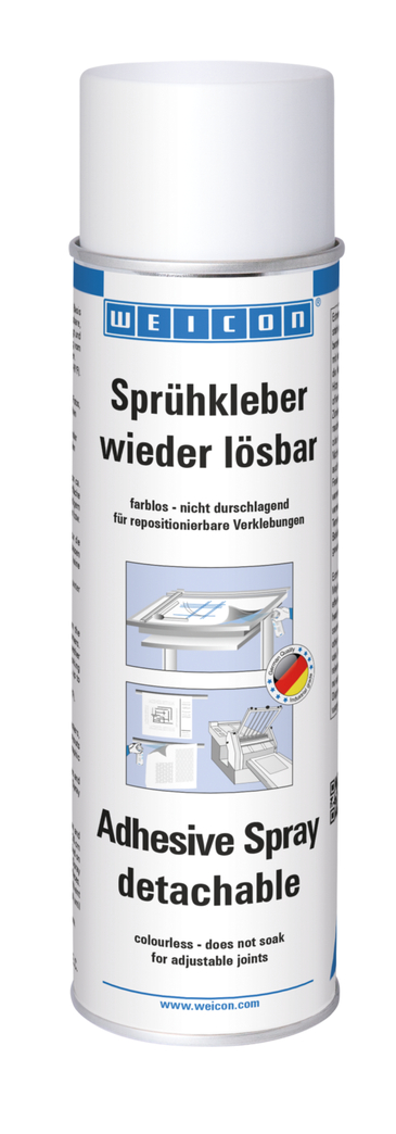 Adhesive Spray detachable | sprayable contact adhesive for light materials