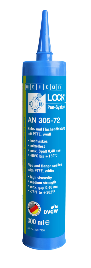 WEICONLOCK® AN 305-72 Pipe and Flange Sealing | with PTFE, medium strength, with drinking water approval WEICONLOCK® AN 305-72 Pipe and Flange Sealing | with PTFE, medium strength, with drinking water approval
