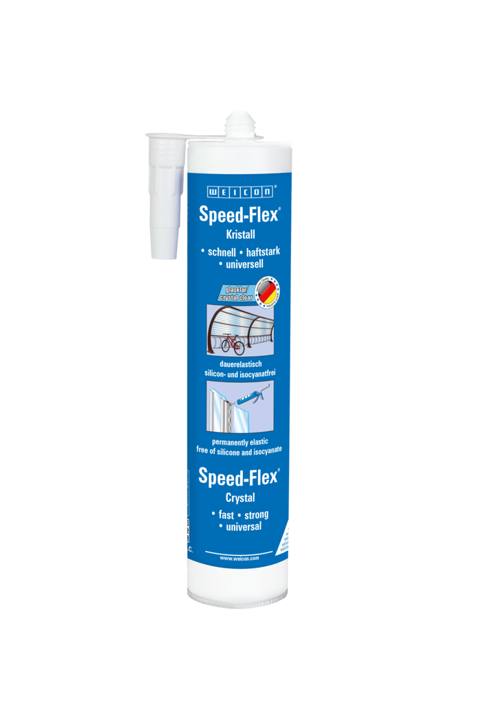 Speed-Flex® Crystal MS-Polymer | adhesive and sealant for crystal-clear bonds, based on MS-Polymer Speed-Flex® Crystal MS-Polymer | adhesive and sealant for crystal-clear bonds, based on MS-Polymer