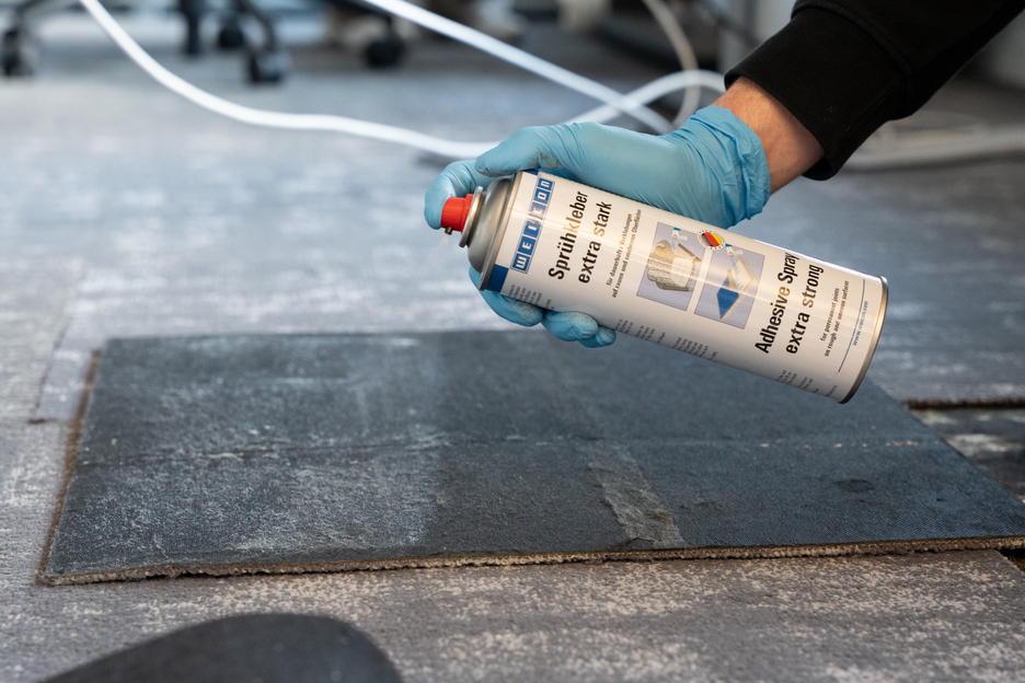 Adhesive Spray extra strong | sprayable contact adhesive for strong and permanent bonding of felt, artificial leather and insulating materials