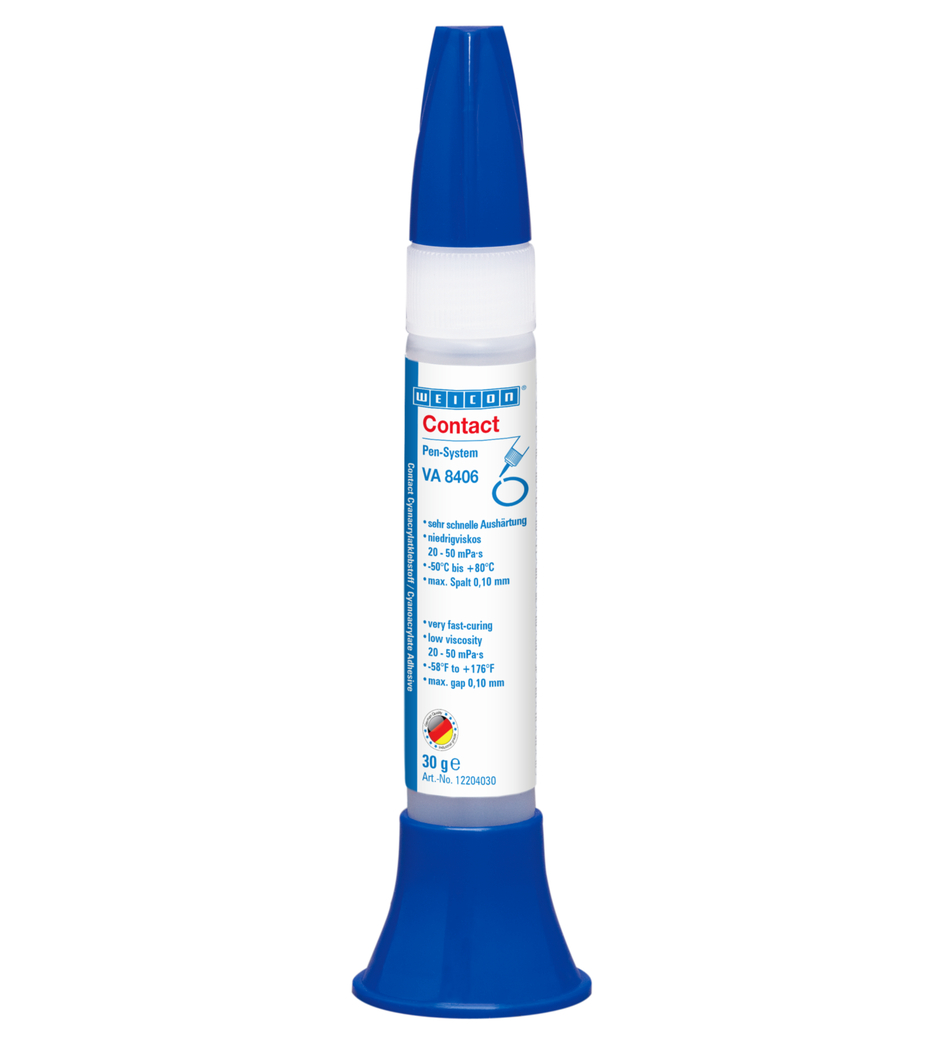 WEICON Contact VA 8406 Cyanoacrylate Adhesive | instant adhesive for quick fixing and bonding