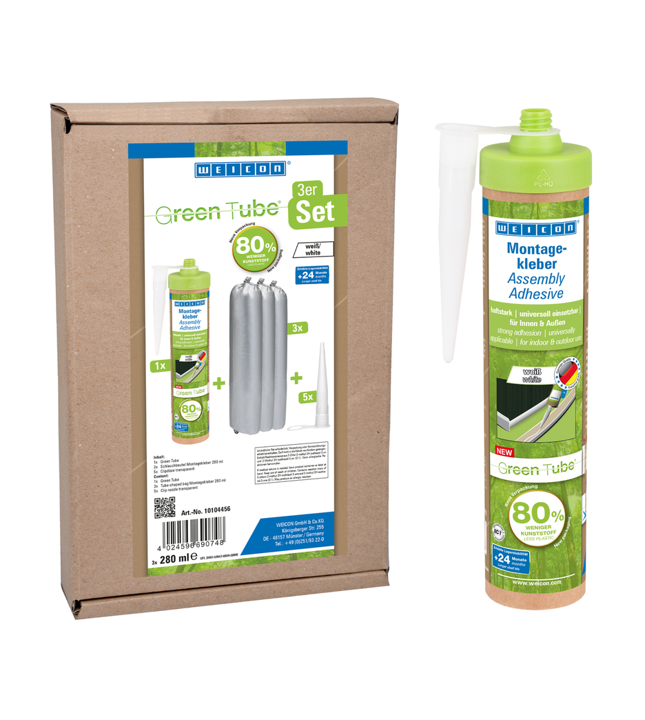 WEICON Green Tube Assembly Adhesive | powerful universal adhesive for indoor and outdoor use