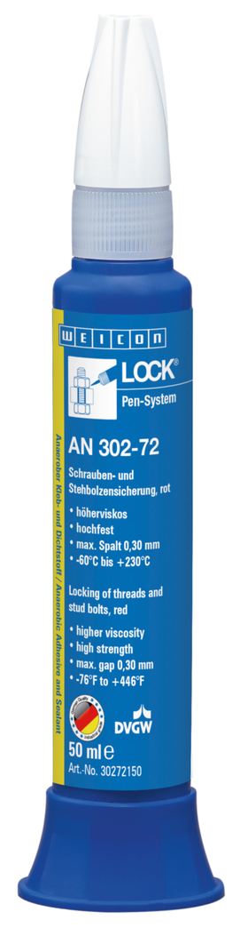WEICONLOCK® AN 302-72 Locking of Threads and Stud Bolts | high strength, higher viscosity, with drinking water approval