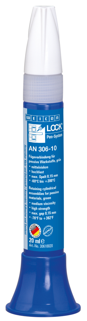 WEICONLOCK® AN 306-10 Retaining Cylindrical
Assemblies | for passive materials, high strength, with drinking water approval WEICONLOCK® AN 306-10 Retaining Cylindrical
Assemblies | for passive materials, high strength, with drinking water approval