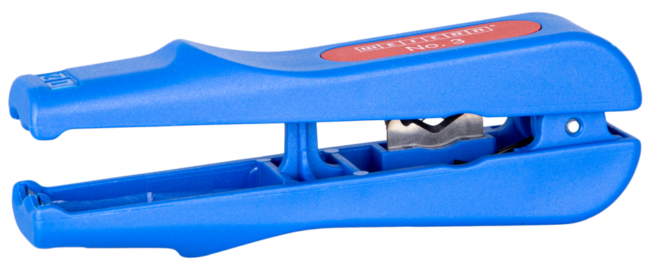 Combi-Coax No. 3 | for skinning and stripping coaxial cables incl. side cutter, working range 4,8 - 7,5 mm Ø Combi-Coax No. 3 | for skinning and stripping coaxial cables incl. side cutter, working range 4,8 - 7,5 mm Ø