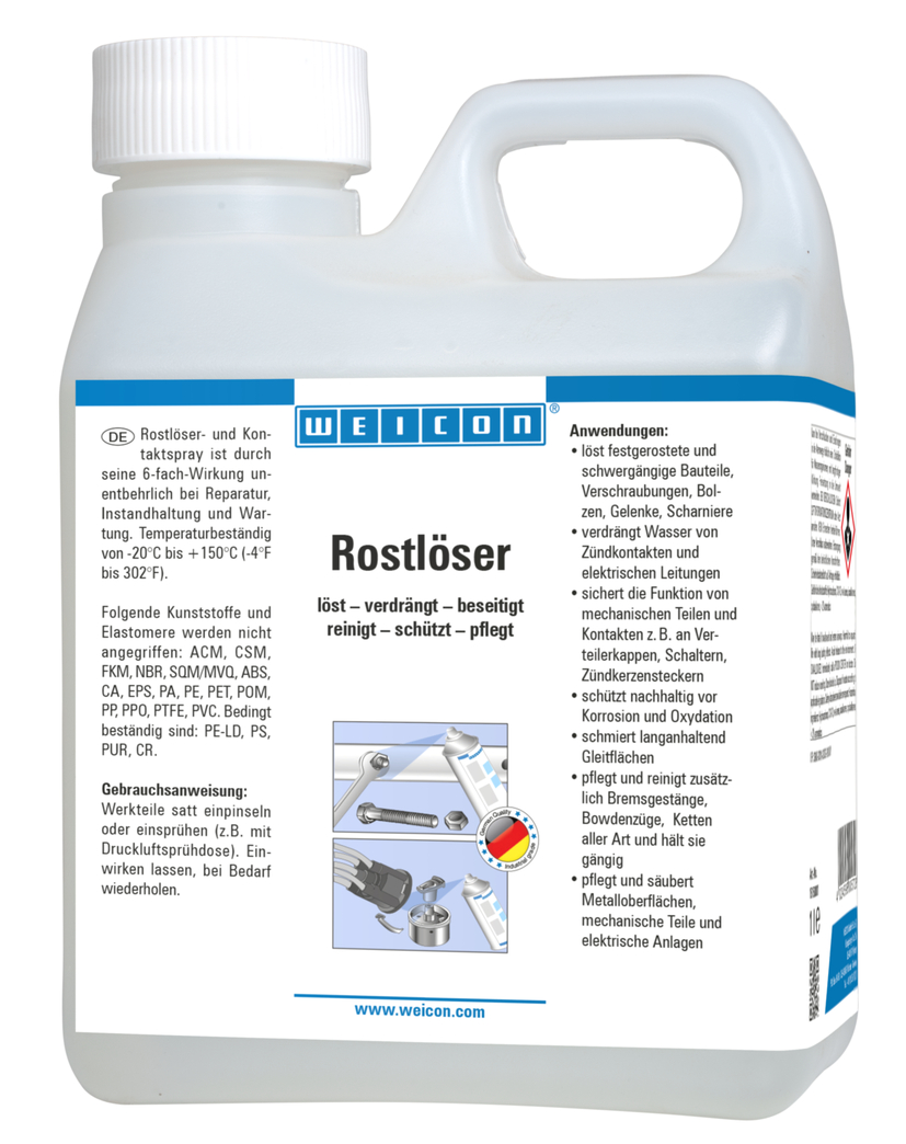 Rust Loosener | creep and care oil with 6-fold function Rust Loosener | creep and care oil with 6-fold function