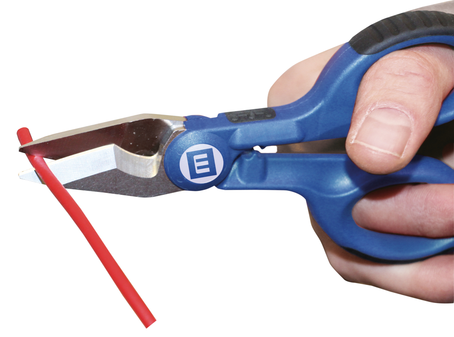 Cable Scissors No. 35 | with 2C handle for more safety incl. stripping and crimping function