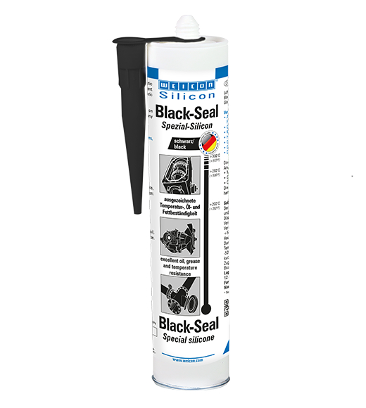Black-Seal Special Silicone | permanently elastic sealant for oil- or grease-resistant areas Black-Seal Special Silicone | permanently elastic sealant for oil- or grease-resistant areas