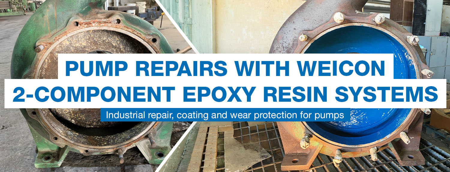 pump, epoxy resin, repair, industrial, machinery