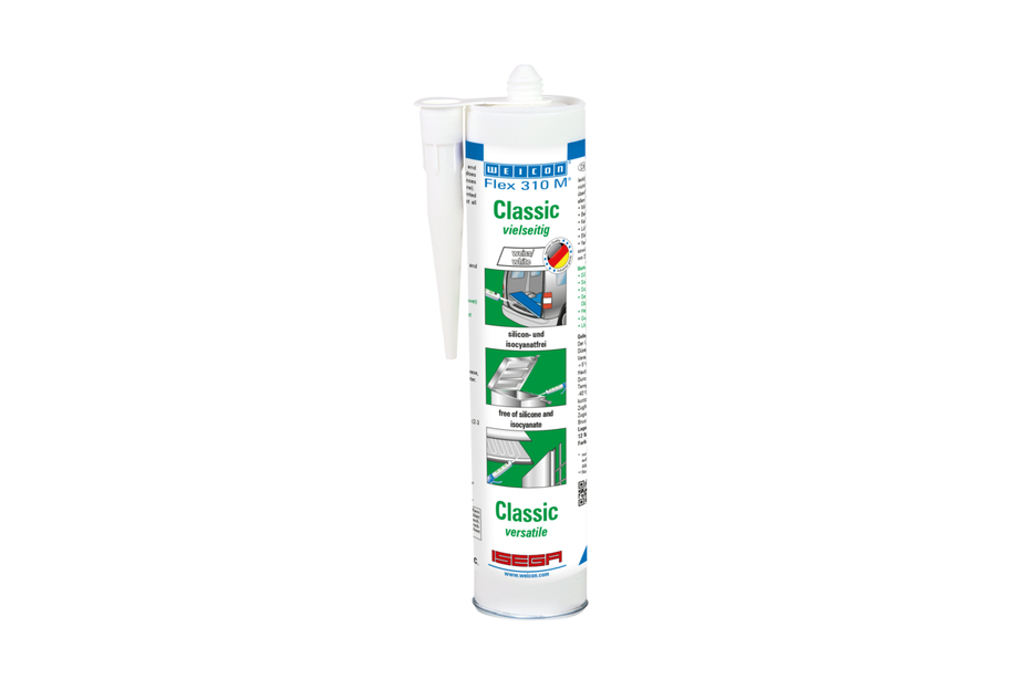 Flex 310 M® Classic MS-Polymer | elastic adhesive based on MS-Polymer in Presspack packaging for fatigue-free working