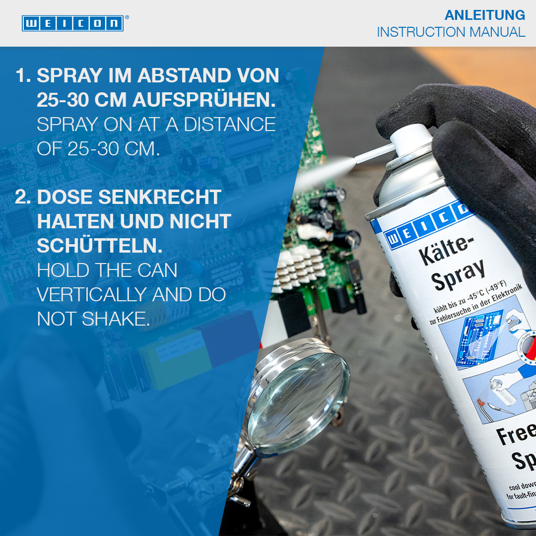 Freeze Spray | cooling workpieces down to -45°C