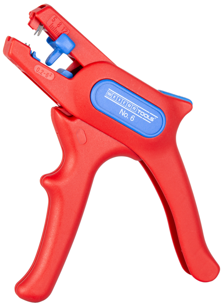 Wire Stripper No. 6 | for live working up to 1.000 volts, working range 0,2 - 6,0 mm² Wire Stripper No. 6 | for live working up to 1.000 volts, working range 0,2 - 6,0 mm²