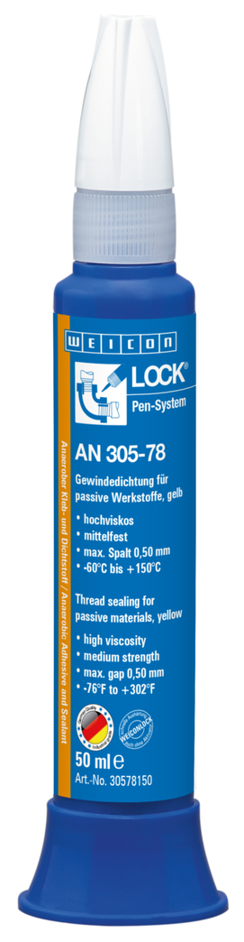 WEICONLOCK® AN 305-78 Pipe and thread sealing | for passive materials, medium strength, with drinking water approval