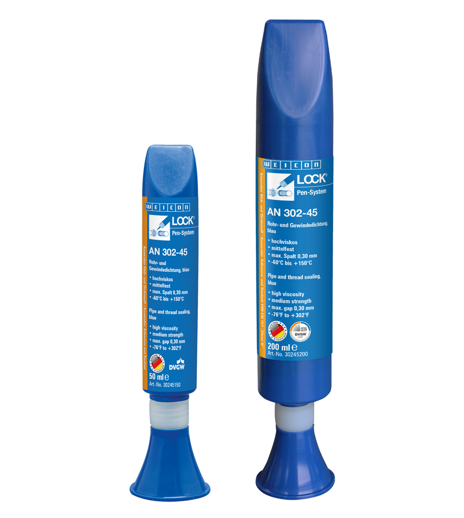 WEICONLOCK® AN 302-45 Pipe and thread sealing | for coarse threads, medium strength, with DVGW approval