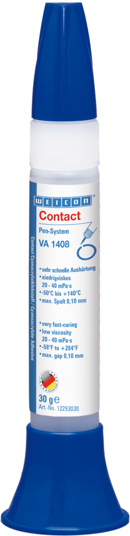 WEICON Contact VA 1408 Cyanoacrylate Adhesive | moisture-resistant instant adhesive with low viscosity